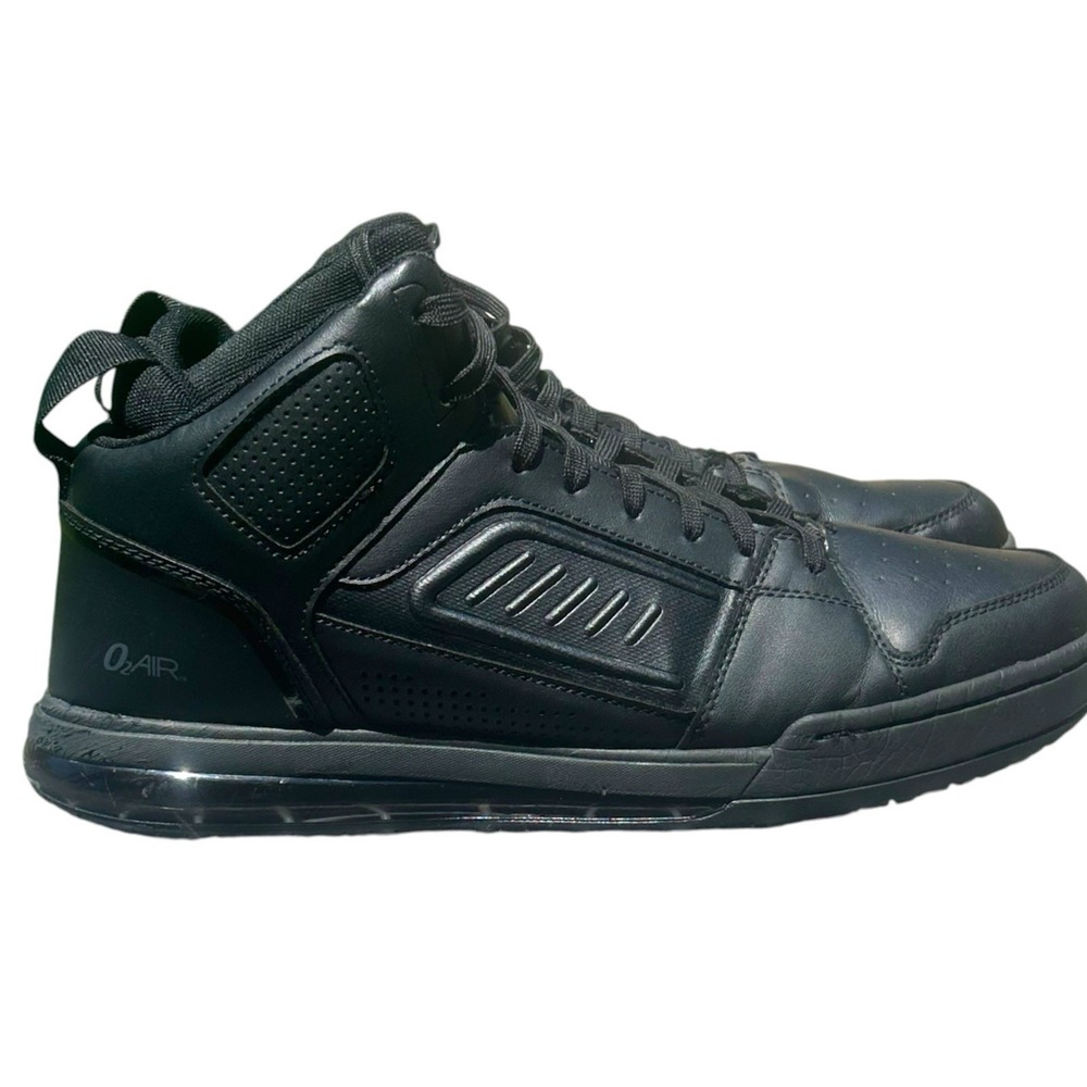 Tredsafe Seth O2Air Men's Black Slip Resistant Work Shoes Mid Top Sz 12